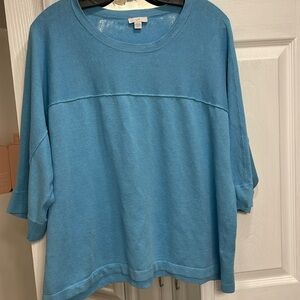 J. Jill Half Sleeve Drop Shoulder Knit Top szXL